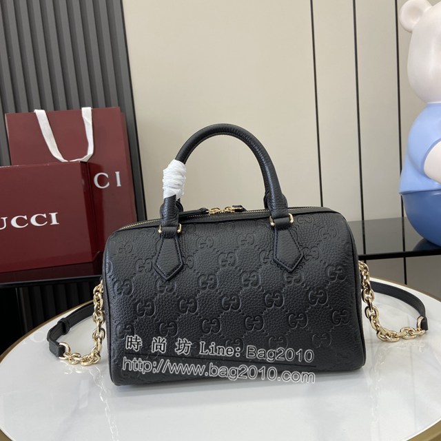 Gucci專櫃古馳最新款Emblem系列小號手提包 jh1983型號：815255